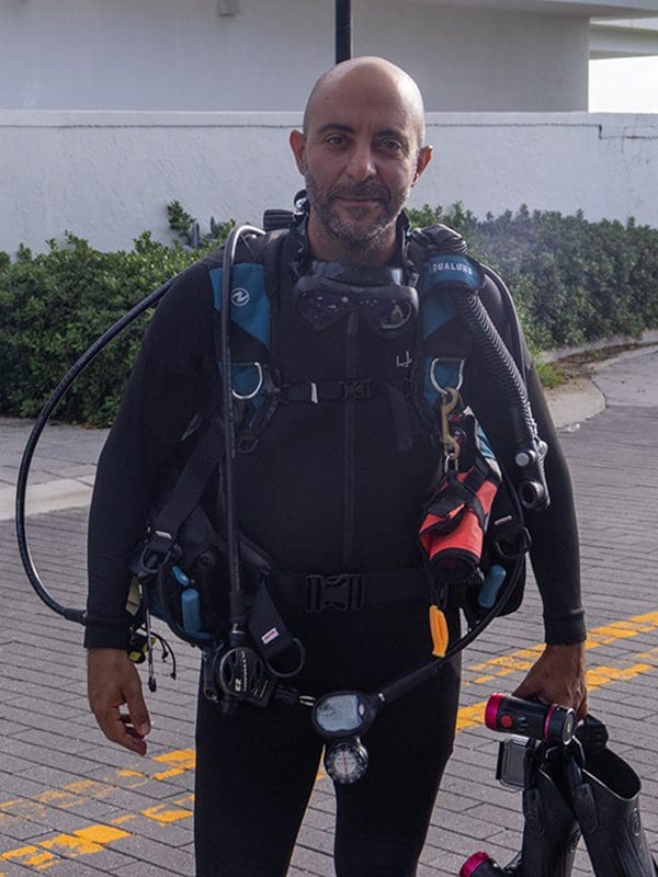 Andre Saade, co-founder of Out Scuba, Inc.