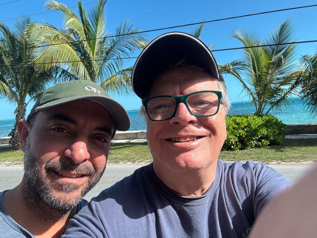 Andre Saade and Christopher Duncan, founders of Out Scuba, Inc.