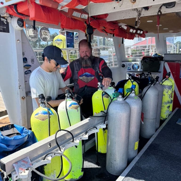Samyak Jain and Instructor Skip VandeLinde