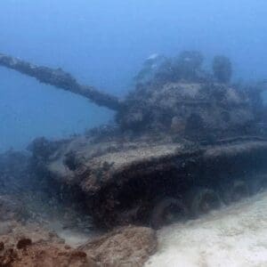 Army Tanks and a Reef