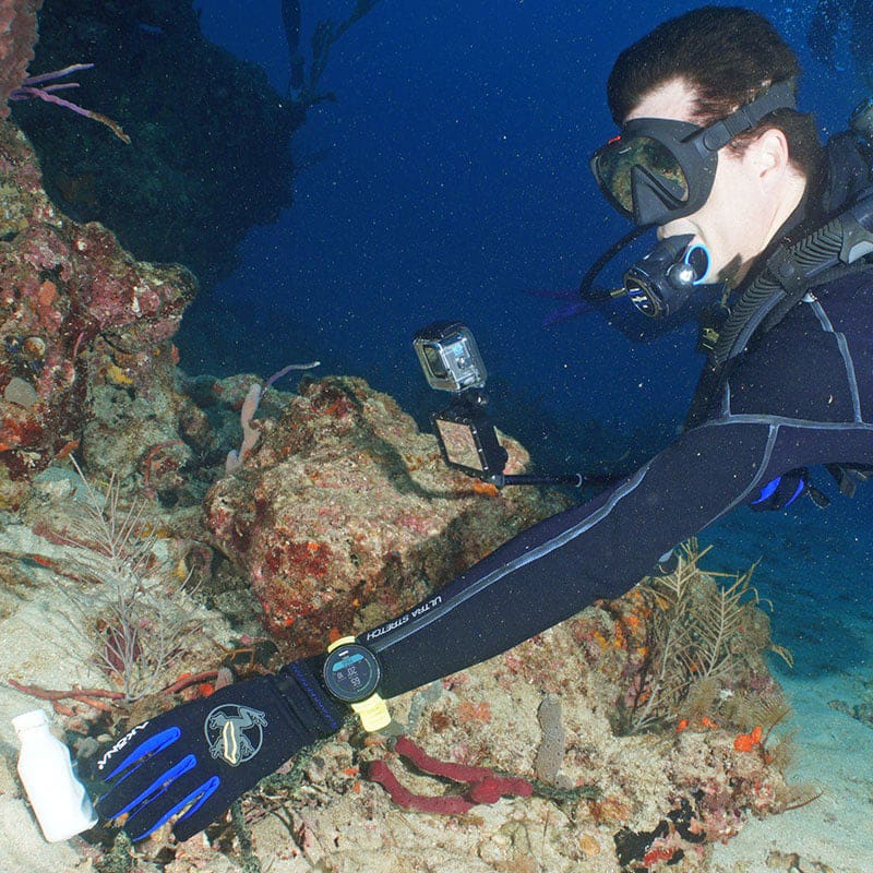 Force-E Diver doing Reef Cleanup